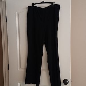 Dress slacks, black with crepe feel